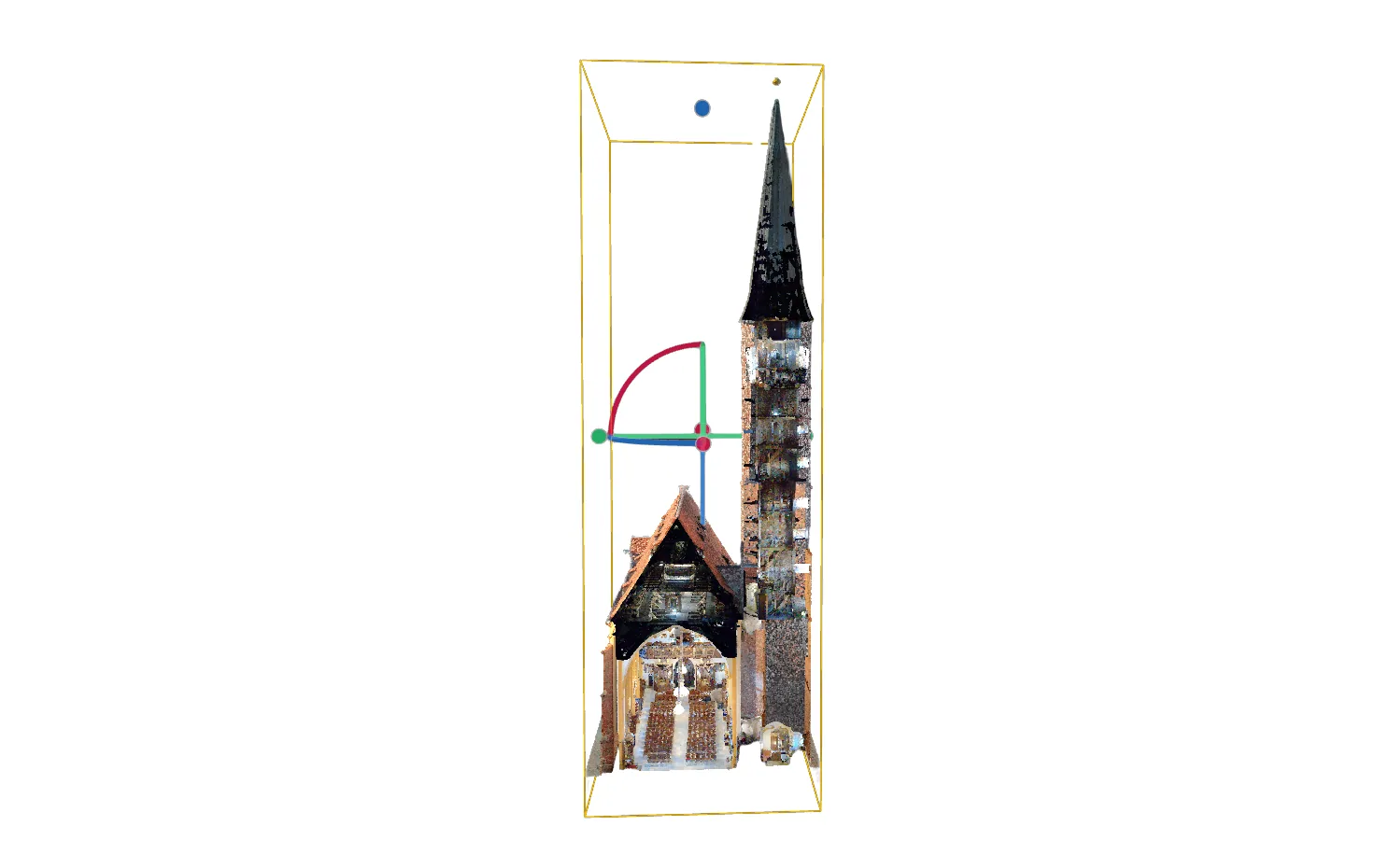 Clipping-Box Salvatorkirche Kirchturm